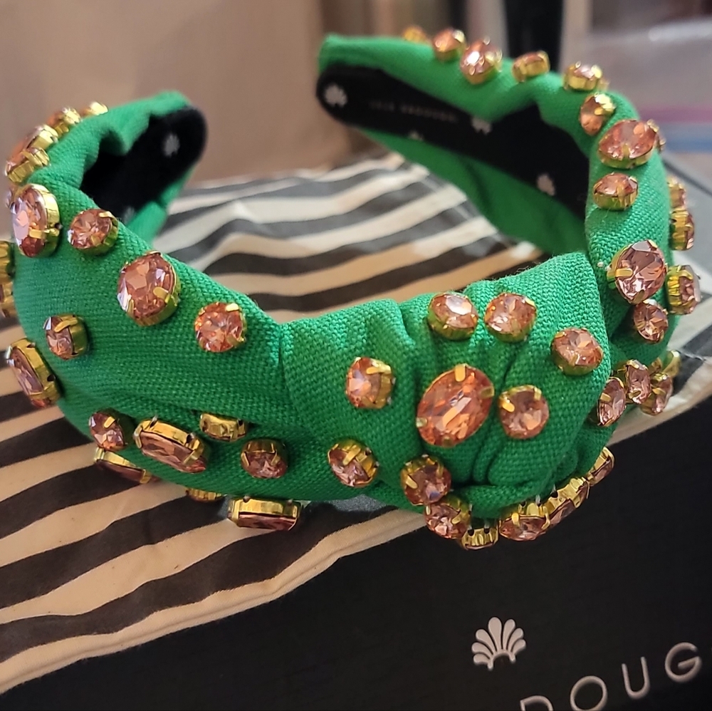 Lele Sadoughi Papaya headband